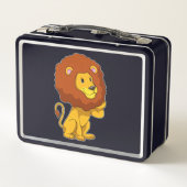 Lion with Curls (Achterkant)