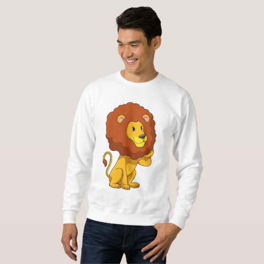 Lion with Curls Trui (Voorkant volledig)