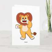 Lion with Heart Kaart (Achterkant)