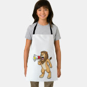 Lion with Microphone Schort (Insitu)