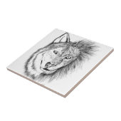 Lion Wolf Tegeltje (Zijkant)