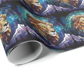 Lion Wrapping Paper Cadeaupapier (Rol Hoek)