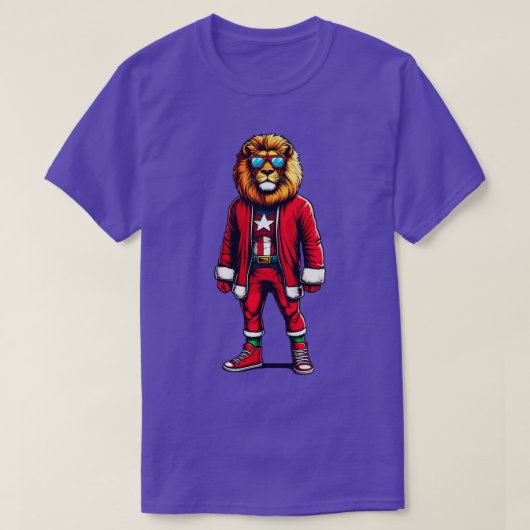 Lion Xmas T-shirt (Design voorkant)