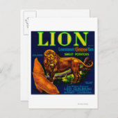 Lion Yam LabelSunset, LA Briefkaart (Voorkant / Achterkant)