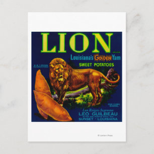 Lion Yam LabelSunset, LA Briefkaart