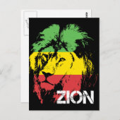 Lion Zion Briefkaart (Voorkant / Achterkant)