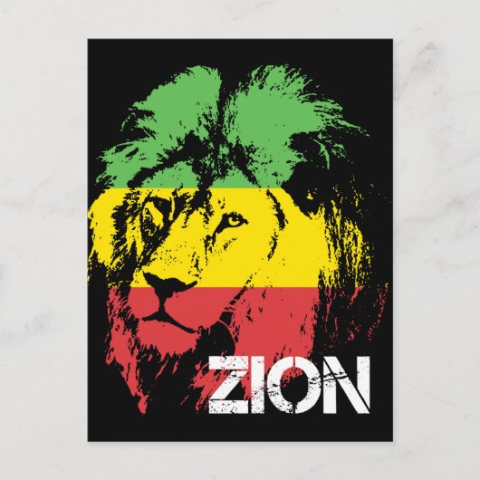 Lion Zion Briefkaart (Voorkant)
