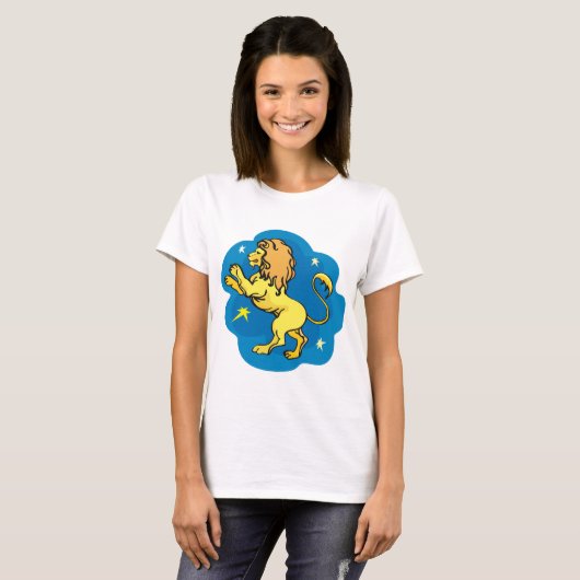 Lion Zodiac T-shirt (Voorkant volledig)