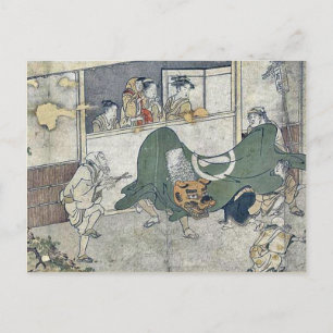 Liondans van Kitagawa, Utamaro Briefkaart