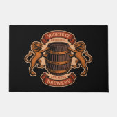  lioneiken loop Aangepaste bierbrouwerij Deurmat (Voorkant)