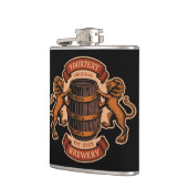 lioneiken loop Aangepaste bierbrouwerij Heupfles (Links)