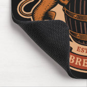 lioneiken loop Aangepaste bierbrouwerij Muismat (Hoek)