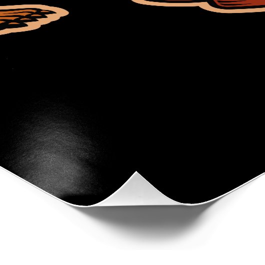 lioneiken loop Aangepaste bierbrouwerij Perfect Poster (Hoek)