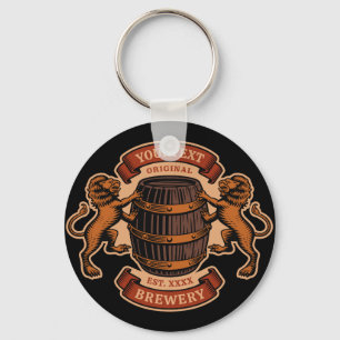  lioneiken loop Aangepaste bierbrouwerij Sleutelhanger