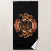 lioneiken loop Aangepaste bierbrouwerij Strandlaken (Voorkant)