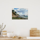 Lionel Constable Uitzicht bij Walton op Naze Poster (Keuken)