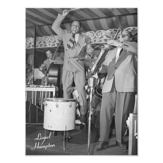 Lionel Hampton & Arnett Cobb Foto Afdruk (Voorkant)