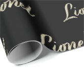Lionel Vorname Name edles Geschenkpapier Papier (Rol Hoek)