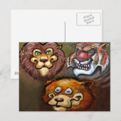Lionen, tijgers en Beren... Briefkaart (Voorkant / Achterkant)