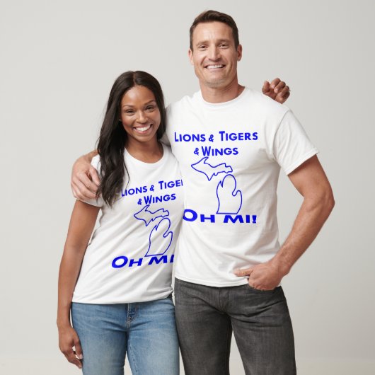 Lionen, trekkers en ogen Oh Mi #USAPatriotGraphics T-shirt (Unisex)
