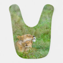 Lioness & Baby Bib van de Liefde van moeder
