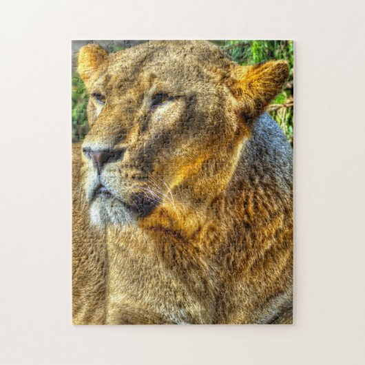 Lioness Big Cats. Legpuzzel (Verticaal)