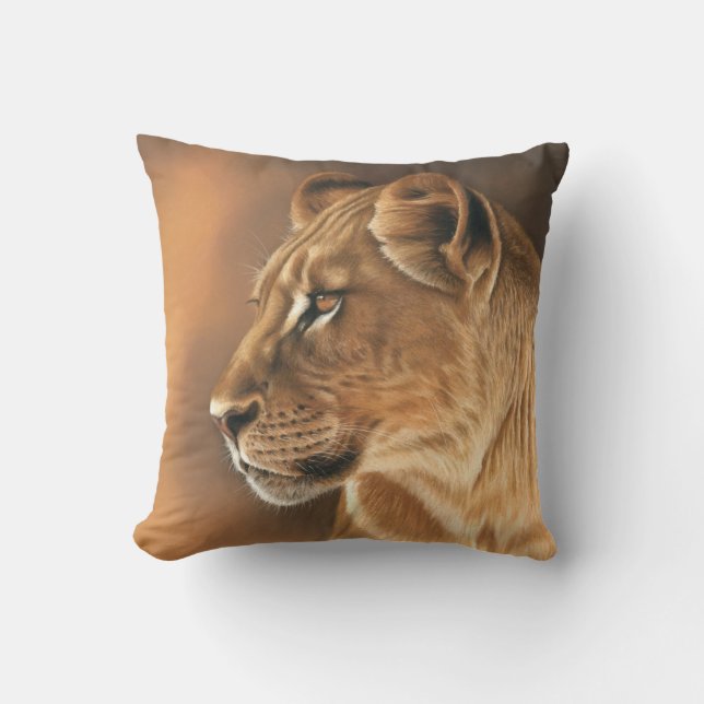 Lioness Cushion Kussen (Voorkant)