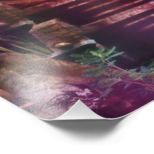 Lioness Guardian Foto Afdruk (Hoek)