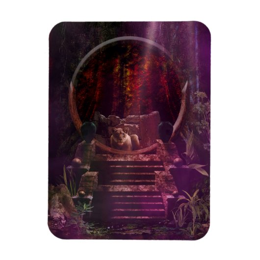 Lioness Guardian Magneet (Verticaal)