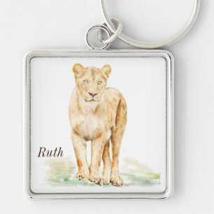 Lioness Personalized Sleutelhanger