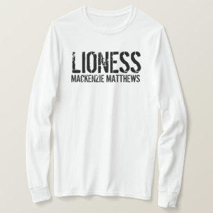 Lioness Personalized Women's Long Slapeve T-shirt