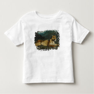 Lioness reclining, c.1855 (olie op paneel) kinder shirts