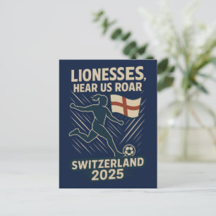 Lionesses, Hear Us Roar - Nederlands vrouwenvoetba Feestdagenkaart