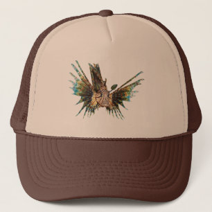 Lionfish - Abstract Ontwerp - Knippen uit een foto Trucker Pet