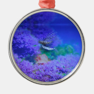 Lionfish Aquarium fish Paars Pterois Zebravis Metalen Ornament