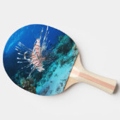 Lionfish of Pterois Miles, Ocean Reef Fish Tafeltennisbatje (Zijkant)