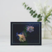 Lionfish Pair Postcards Briefkaart (Staand voorkant)