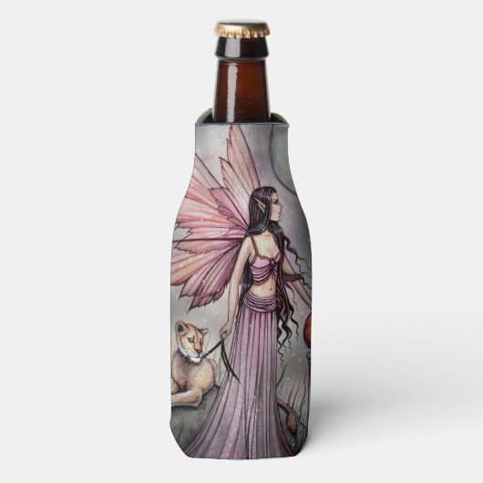 Lionhart Gothic Fantasy Fairy Art Flesjeskoeler (Fles Voorkant)