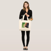 Lionhead Bunny Grote Tote Bag (Voorkant (model))