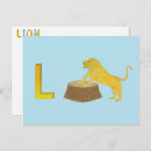 Lionkaart Briefkaart (Voorkant / Achterkant)