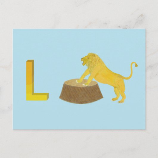 Lionkaart Briefkaart (Voorkant)