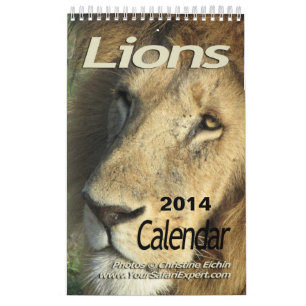 Lionkalender 2014 (één pagina) kalender