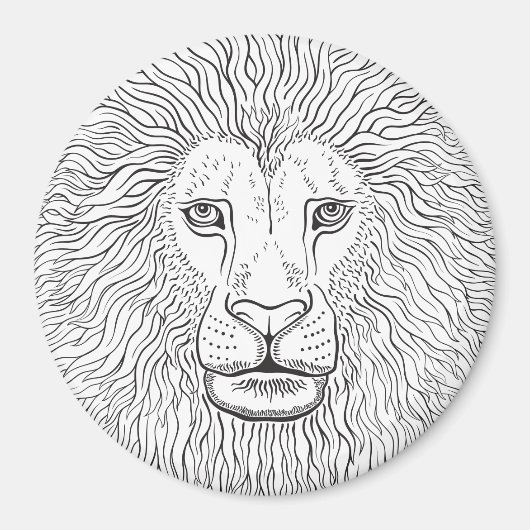 Lionkoppen Magneet (Voorkant)