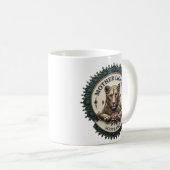 Lionne Mère. Tasse à café Écosse (Devant droit)