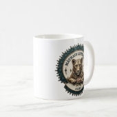 Lionne mère. Tasse de café Écosse (Devant droit)