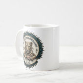 Lionne mère. Tasse de café Écosse (Devant gauche)