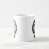 Lionne mère. Tasse de café Écosse (Centre)