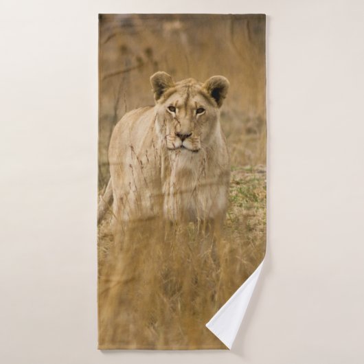 LIONNEUR DANS LA GRASSE (Serviette de bain)