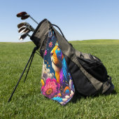 Lionontwerp Golfhanddoek (Groen)