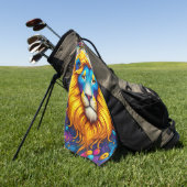 Lionontwerp Golfhanddoek (Groen)